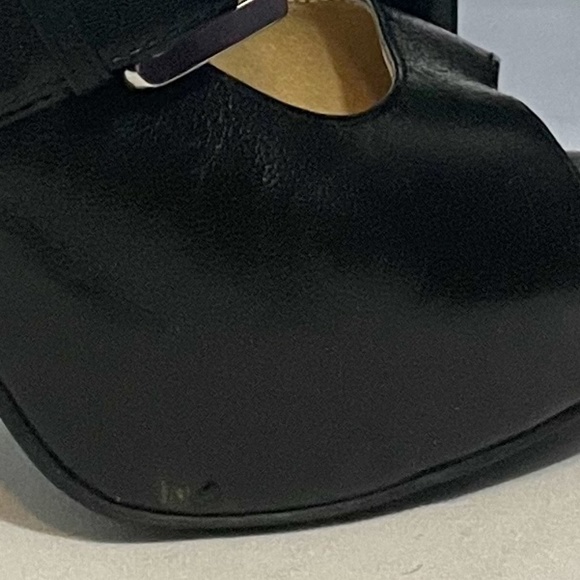 EUC Michael Michael Kors Chandler Mary Jane Platform Heel in Glazed Leather - 6M - Picture 9 of 9